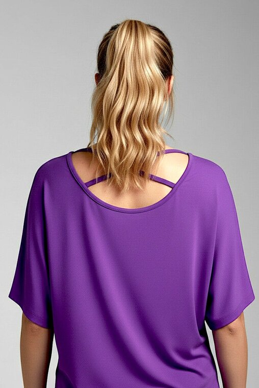 bluzka fioletowa na zumbę