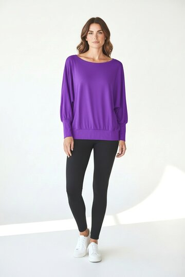 bluzka kimono fioletowa