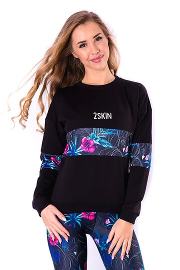 bluza na siłownię damska czarna